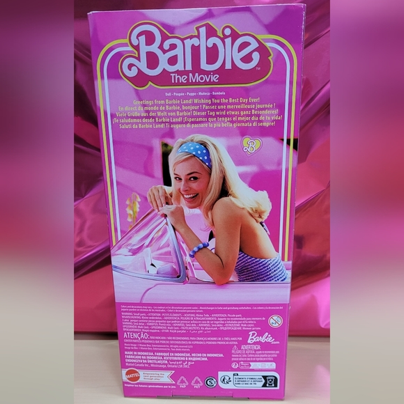 Margot Robbie as Barbie in Barbie The Movie NIB Pink Gingham dress - Picture 3 of 6